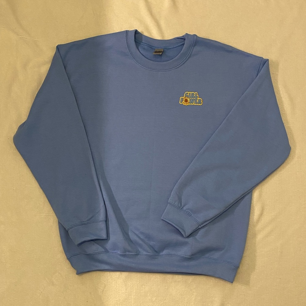 ‘girl power’ patch crewneck